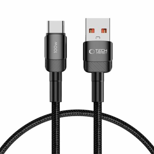 Tech-Protect UltraBoost Evo USB-C / USB-A kábel 100W 5A 0,5m - fekete 114404738