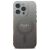Guess IML Glitter Gradient MagSafe iPhone 16 Pro tok, átlátszó csillogással, elülső nézet