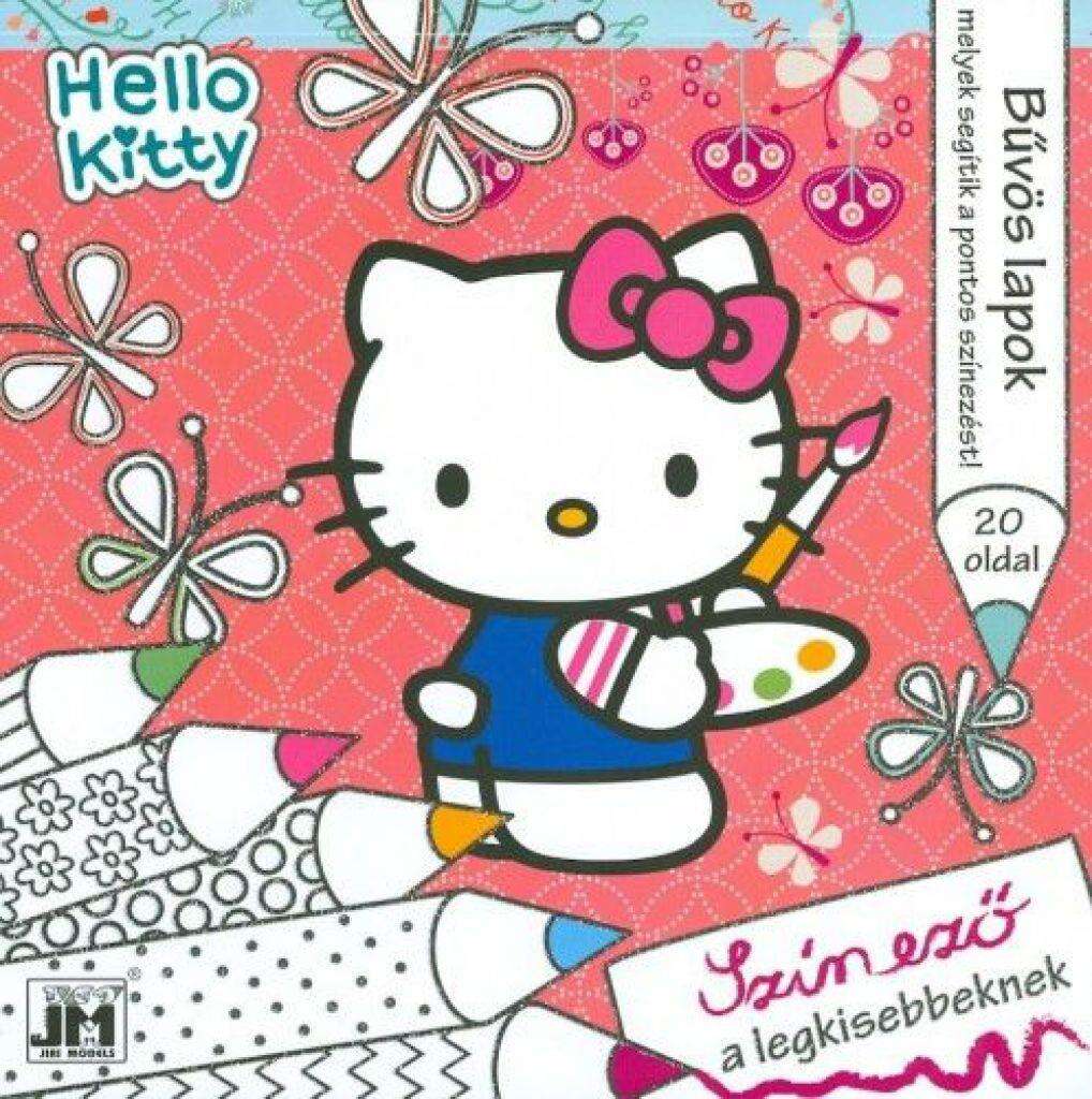 Hello Kitty 20x20 csillám színező