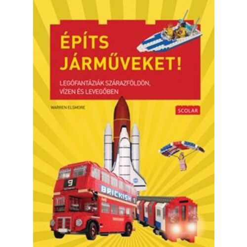 Építs járműveket! Lego könyv járművek építési útmutatókkal - Gyermek könyv
