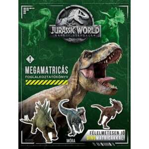 Jurassic World - Bukott Birodalom - Megamatricás foglalkoztató 45501663 Foglalkoztató füzet, matricás