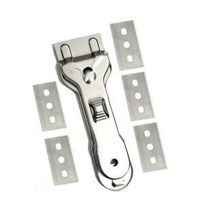 Praktikus Főzőlap Kaparó - 10 Cserélhető Pengével