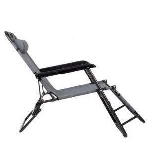 Kerti összecsukható nyugágy - szürke