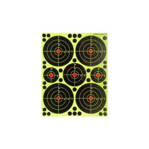 ASG Combat Zone Vision Targets 27x25cm 10 db, öntapadó céltáblák látható fröccsenő golyókkal
