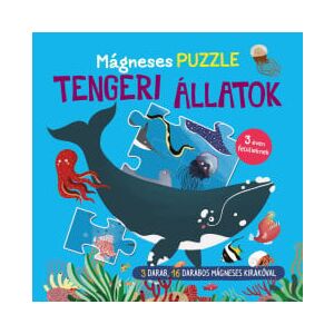 Mágneses puzzle - Tengeri állatok