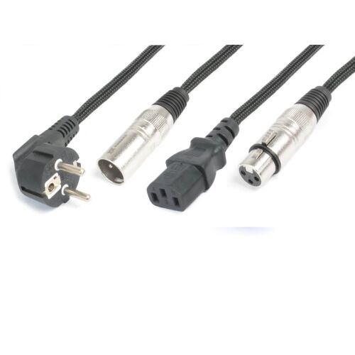 PD Connex CX10-10m DMX Jel&#038;Táp Kombikábel (XLR + Schuko + IEC) 114439619