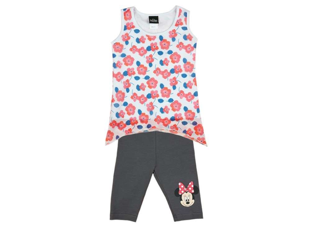 Disney lányka 2 részes Szett - Minnie Mouse - szürke-fehér