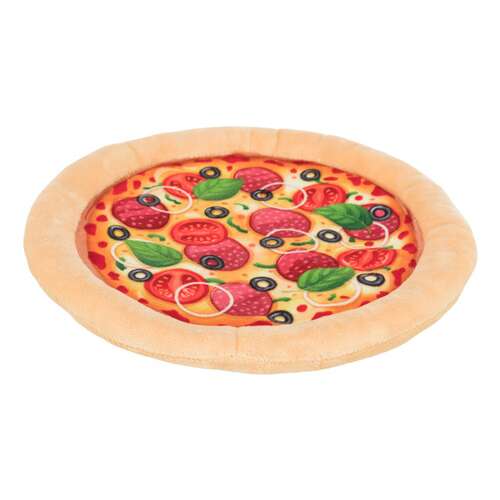 Trixie plüss zörgős pizza 26 cm