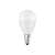 Osram E14 LED small globe bulb, front view