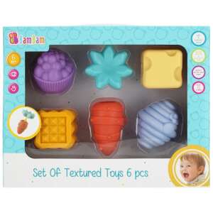 BamBam 6 darabos texturált fejlesztő labdakészlet csomagolásban - BamBam