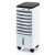 Eta Frost air cooler, white, 65W, with wheels, angled view