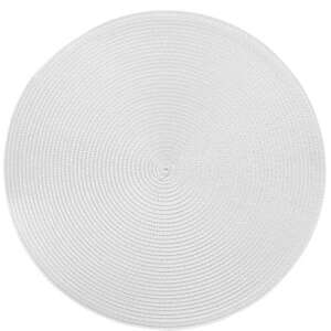 Kerek világos szürke AMBIENTE alátét, 38cm átmérő - Tányéralátét