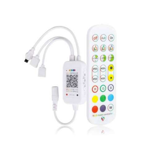 Kontroler taśmy LED RGB z pilotem i kompatybilnością z aplikacją Smart Life