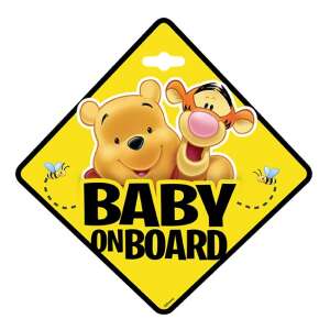 Disney Baby on Board tábla - Micimackó és barátai 40249431 Baby on board jelzések