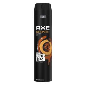 Axe Dark Temptation Dezodorans Sprej za Muškarce, 250ml, Miris Gorkog Čokolade, 48 Sati Neprekidne Svježine - Axe