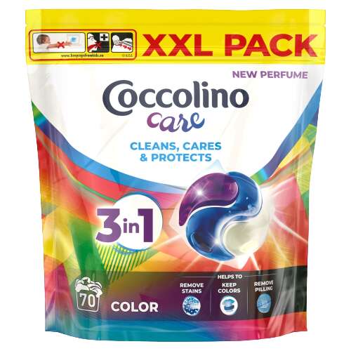 Coccolino Care Color XXL mosókapszula 70 mosáshoz