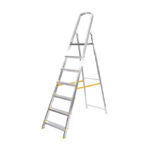 DENZEL 150kg 2m 7 lépcsős ALU megerősített létra 146272074 - Denzel