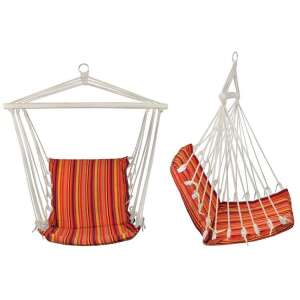 Függőszék - Csíkos #piros-narancs