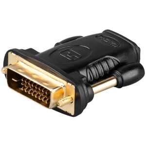 Konwerter Goobay 68931, adapter HDMI/DVI-D, pozłacany 114490158 - Konwerter DVI