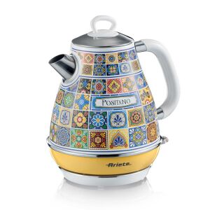 Ariete 2869/0P Positano Electric Kettle 1.7L 2000 Watt - Pattern (Mediterranean design) (00C28690PAR0)