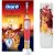 Elektrická zubná kefka Oral-B Pro Kids Lion King pre deti, 2D čistenie, 2 programy, 1 hlavica, 4 nálepky, cestovná súprava, červená 142433104