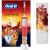 Oral-B Kids Pro 3+ electric toothbrush with Lion King design, red handle, rechargeable, includes charging base and travel case