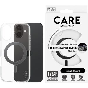 PanzerGlass CARE by PG BLK Kick/MagS iPhone16 6.1 Handyhülle Transparent (1321) 114491358 - Handyhüllen