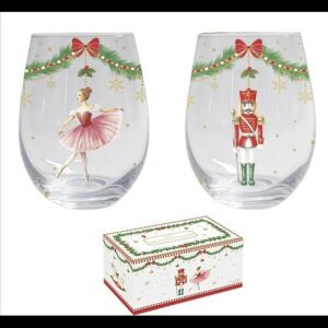 Easy Life-Nuova Üvegpohár 500ml, 2db-os szett, dobozban, Magie de Noel 114495559 - Pohár