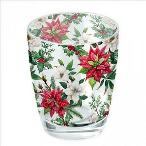 Ambiente Christmas florals üvegpohár 0,25l 114495571 - Pohár