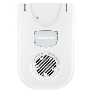 PROZONE Ózongenerátor, elülső nézet, a levegőbeömlő és a PROZONE logó látható - Levegőkezelés