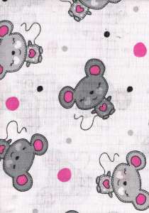 Textil pelenka 1db - Egérke #fehér 30311743