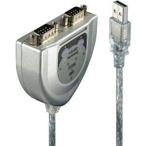 Lindy 42889 serijski kabel Srebrni 0,6 M USB Tip A DB-9 (42889) 114510433 - Adapter