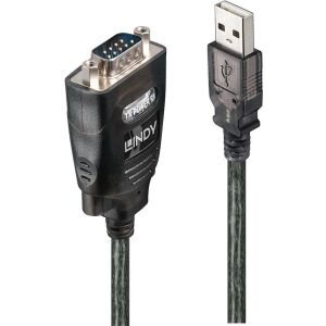 Lindy 42686 serial cable Black 1,1 M USB A type DB-9 (42686) 114510637 - Adapter