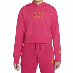 Nike Air Rövidített Pamut Lány Kapucnis Pulóver