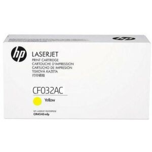 HP CF032AC Yellow Toner Cartridge for LaserJet CM4540MFP - HP