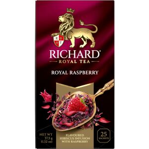 Richard Málna ízesített, gyümölcsös-gyógynövényes, filteres, 25x1,5g 114513543 - Gyümölcstea