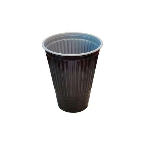 Plastový pohár do predajného automatu, 1,5 dl, 100 ks, hnedý