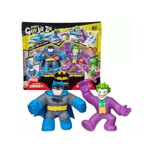 Goo Jit Zu DC Super Heroes Batman vs Joker Rozciągliwe Figurki Akcji 2-Pak