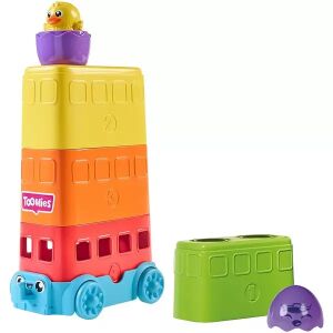 Играчка Tomy Toomies подреждащ се автобус с яйца, образователна играчка за малки деца - Bébikomp и Игра за развитие за деца в предучилищна възраст