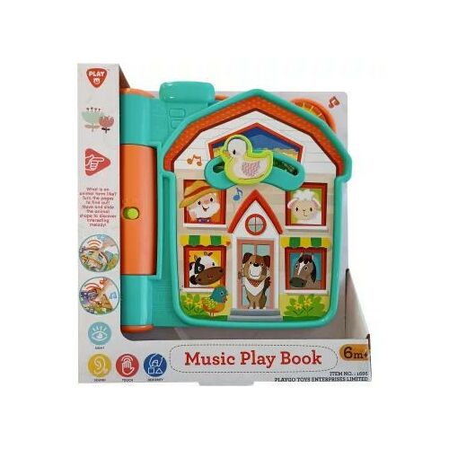 Playgo Glazbena knjiga aktivnosti za bebe i malu djecu