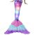 Detail chvosta bábiky Barbie Dreamtopia Morská panna so svetielkami v dúhe