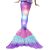 Detail chvosta bábiky Barbie Dreamtopia Morská panna s trblietavými svetlami