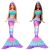 Două păpuși Barbie Dreamtopia Sirenă cu lumini sclipitoare cu tonuri diferite ale pielii