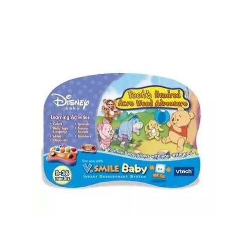 V. Smile Baby Medo Winnie Pooh Stojutarska šuma Avantura programska kaseta za rano učenje, dob 9-36 mjeseci