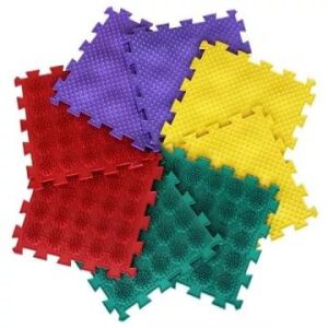 Ortho Puzzle: Set ortopedskih masažnih prostirki - 8 dijelova, čičak