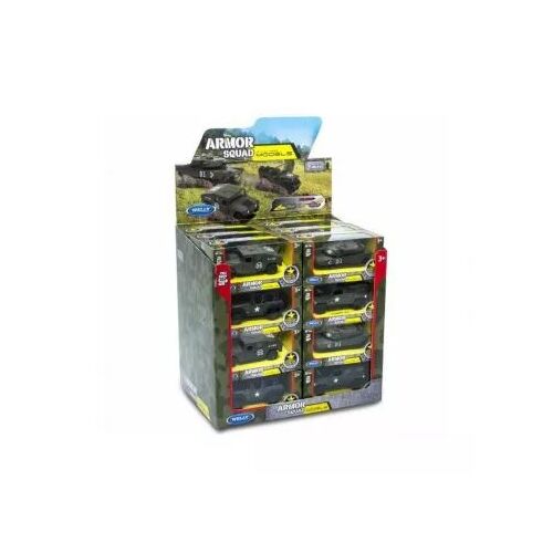 Welly Armor Squad odlewany pojazd wojskowy asortyment skala 1:34