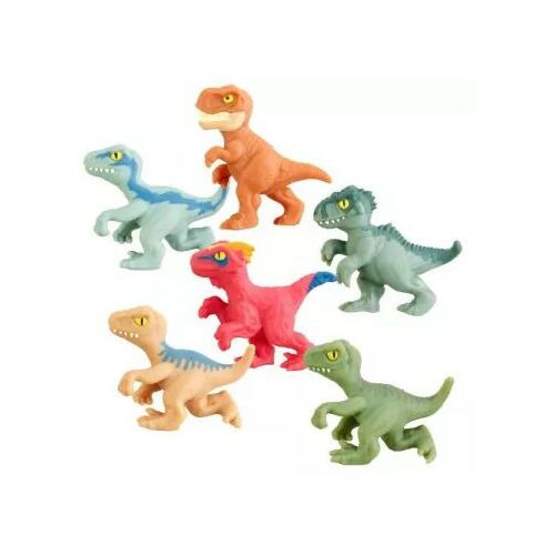 Goo Jit Zu Jurassic World Mini Figurki Akcji 6-pak rozpakowany