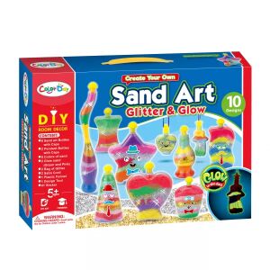 Color Day DIY homokszóró készlet gyerekeknek - Sötétben világító - Manyuk Toys