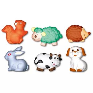 Set de creație magneți de frigider cu animale: veveriță, oaie, arici, iepure, vacă și câine. - Nonbrand Jocuri si jucarii creative