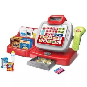 Elektromos többfunkciós pénztárgép hanghatásokkal játék - Manyuk Toys